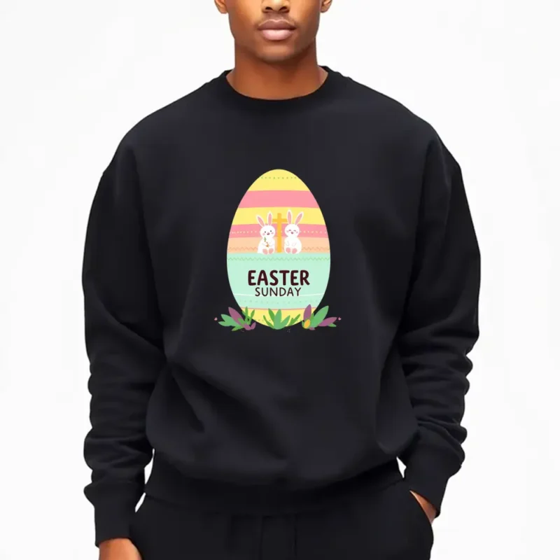 Cute Bunny Ears Easter T-Shirt For Kids Sweatshirt