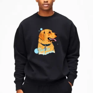 Dog Lover Car Decal With Paw Heart Sweatshirt