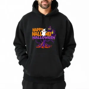 Glow-in-the-Dark Trick-or-Treat Candy Bag Hoodie
