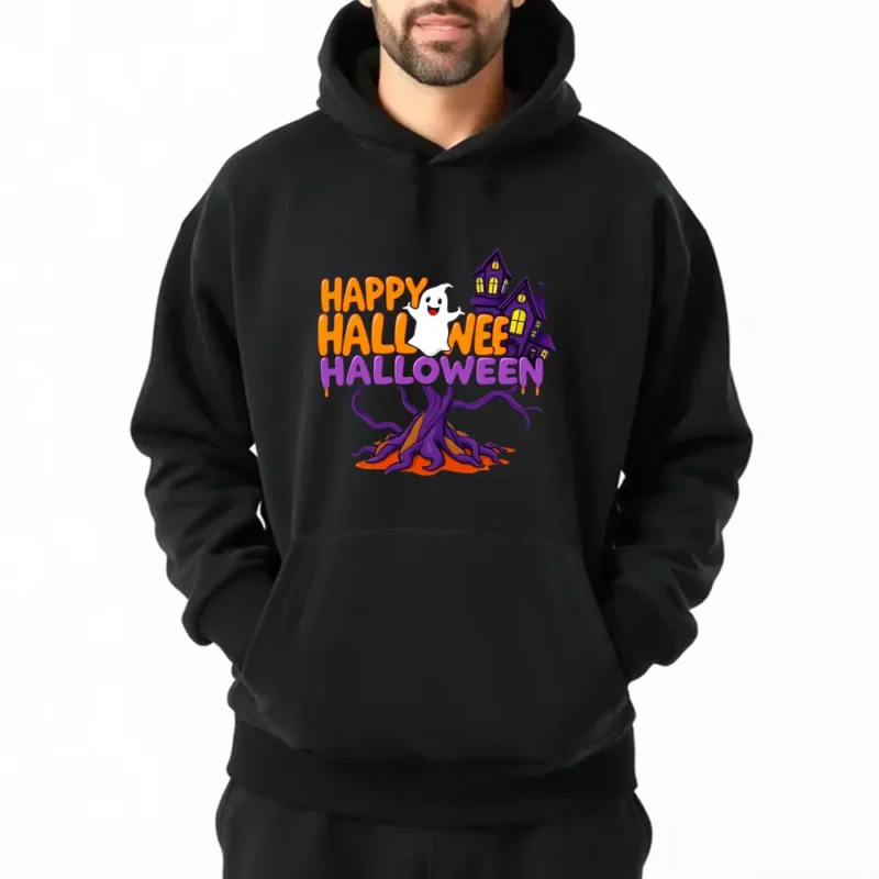 Glow-in-the-Dark Trick-or-Treat Candy Bag Hoodie