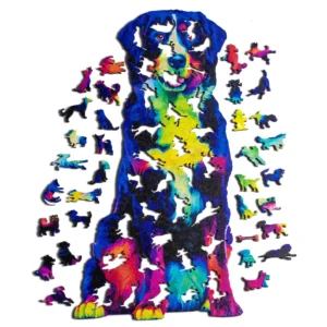 Dog Pack Wooden Jigsaw Puzzle